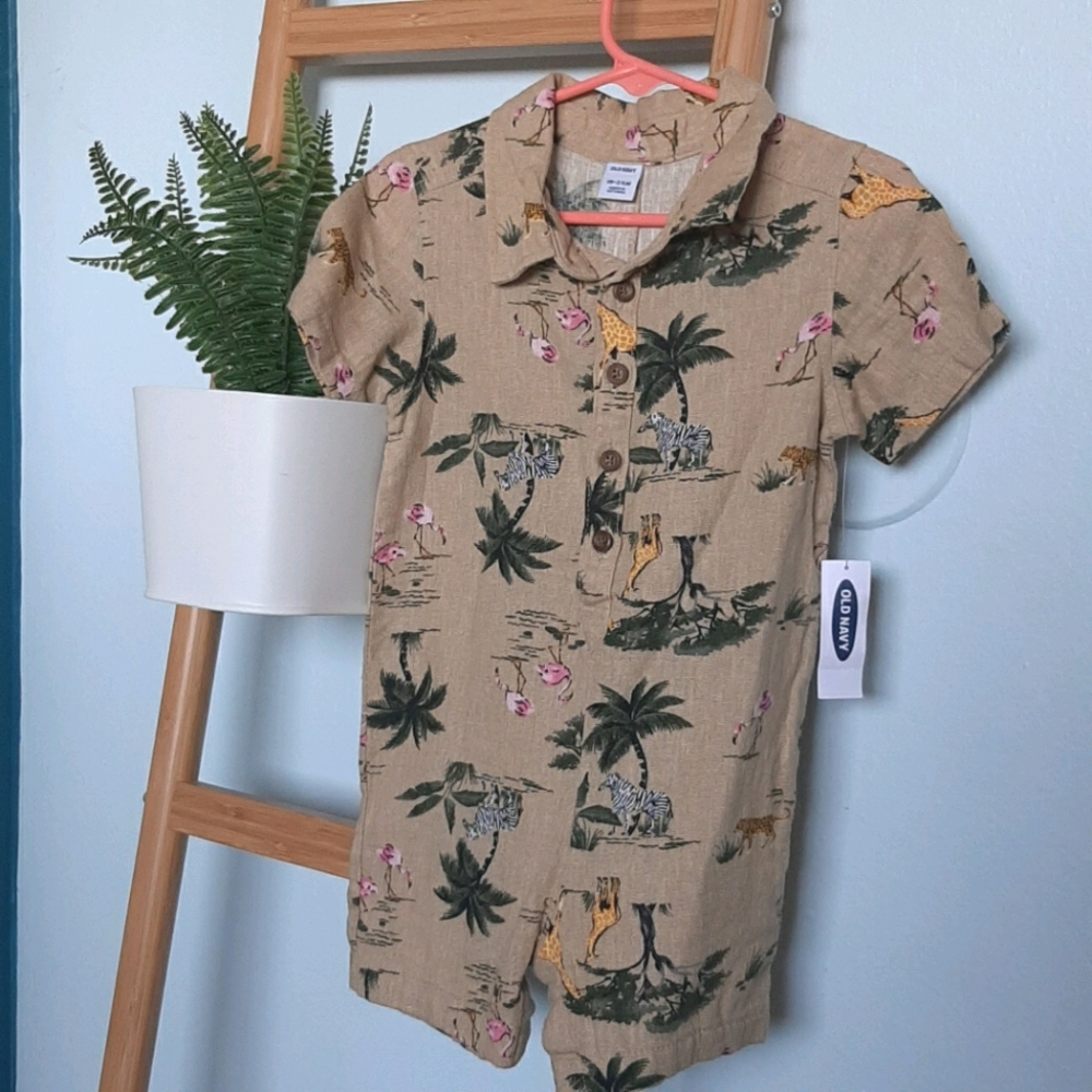 Old Navy Safari Romper